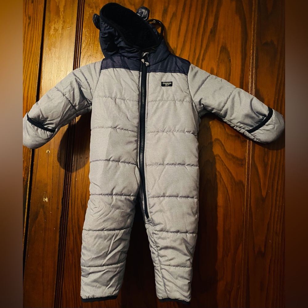 Infant Full Zip OshKosh Bgosh Winter Coat with Hood